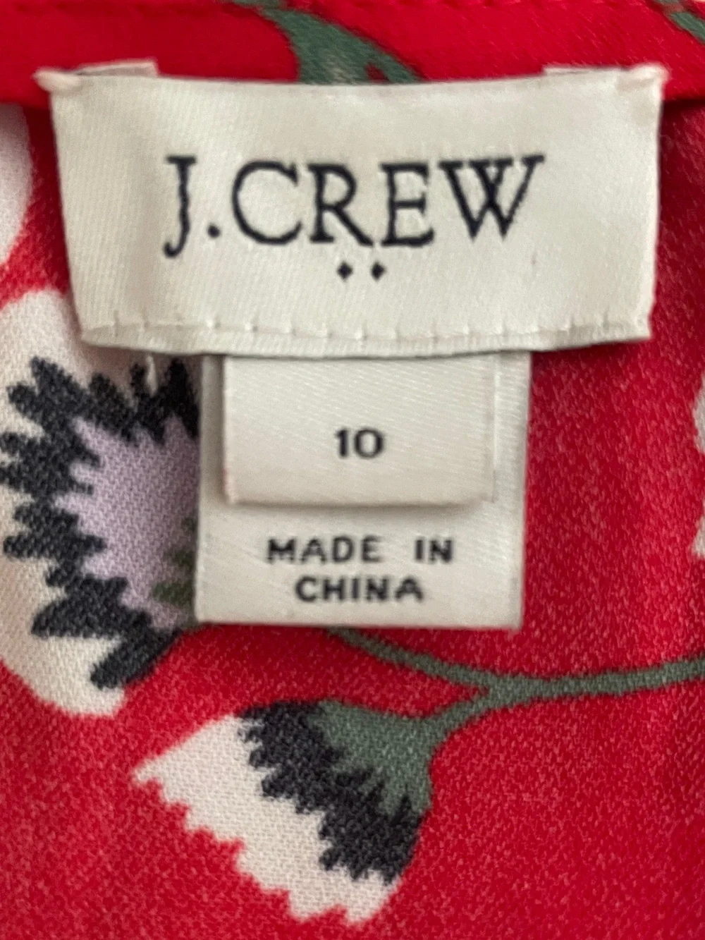 J. Crew Wrap Dress Size 10 Floral Short Sleeves Cottagecore L6954 Lightweight